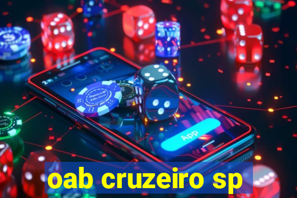 oab cruzeiro sp