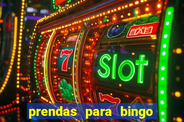 prendas para bingo de natal