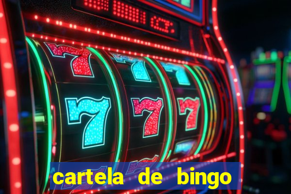 cartela de bingo cha de panela