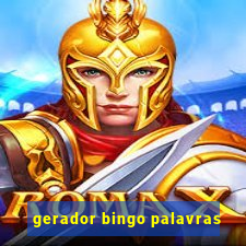 gerador bingo palavras