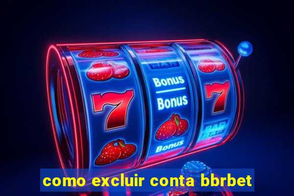 como excluir conta bbrbet