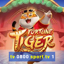 tv 0800 sport tv 1