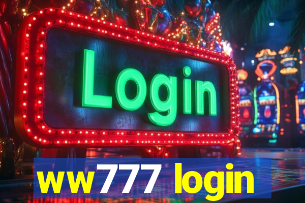 ww777 login