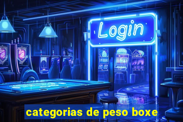 categorias de peso boxe