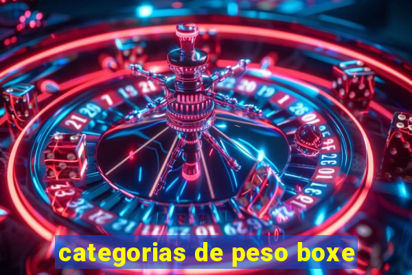 categorias de peso boxe