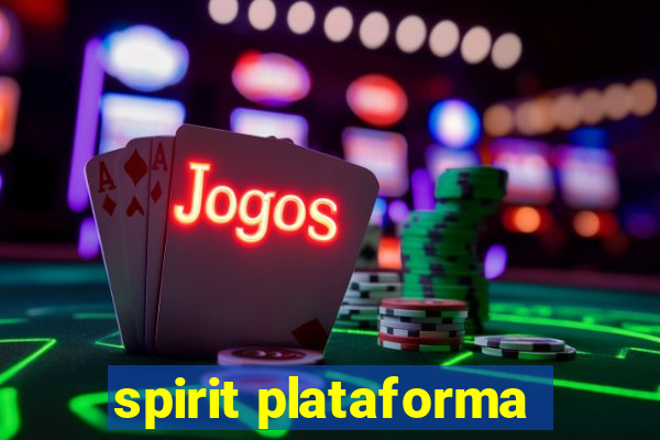 spirit plataforma