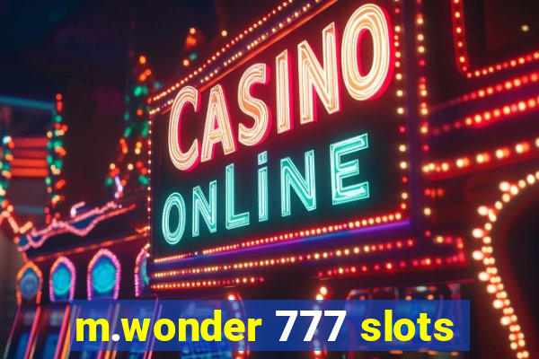 m.wonder 777 slots