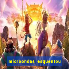 microondas esquentou demais e parou de funcionar