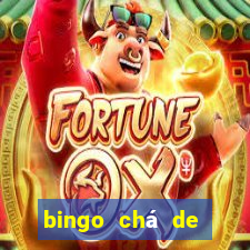 bingo chá de bebê excel