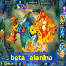 beta alanina aumenta a pressao