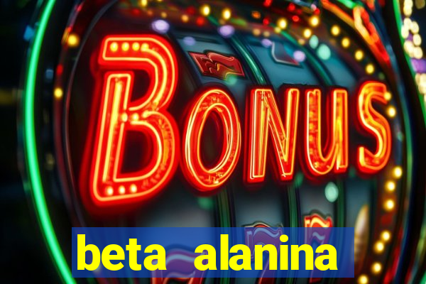 beta alanina aumenta a pressao