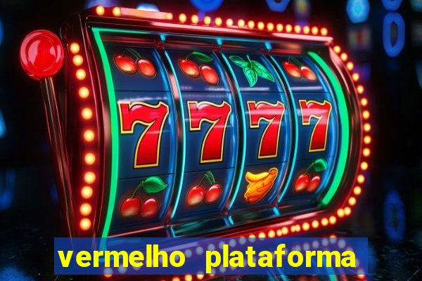 vermelho plataforma de jogos