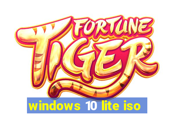 windows 10 lite iso