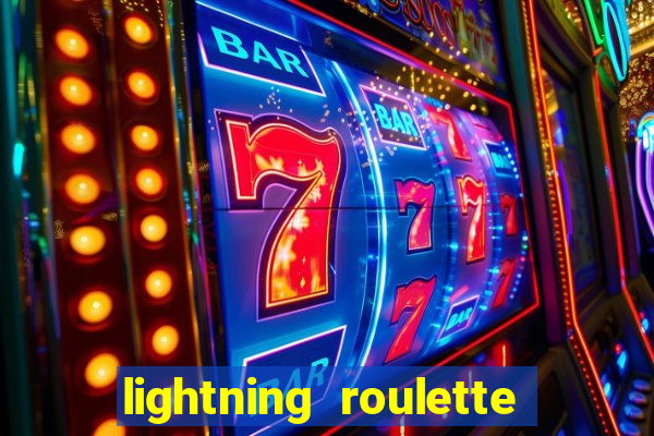 lightning roulette como jogar