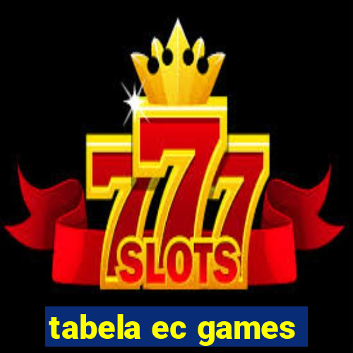 tabela ec games