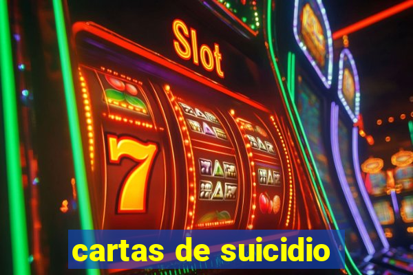 cartas de suicidio