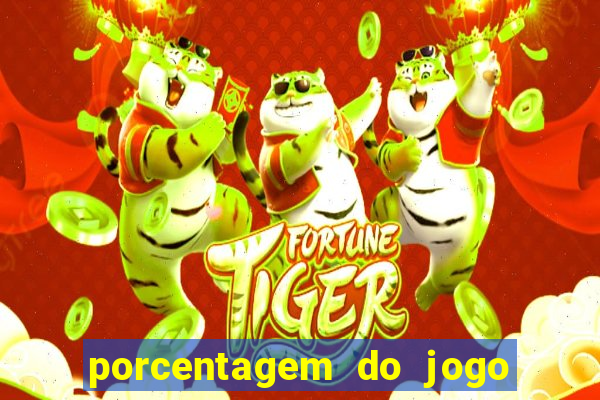 porcentagem do jogo fortune tiger