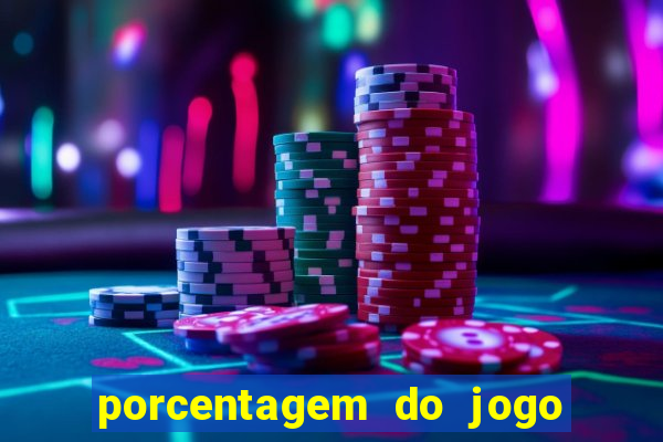 porcentagem do jogo fortune tiger