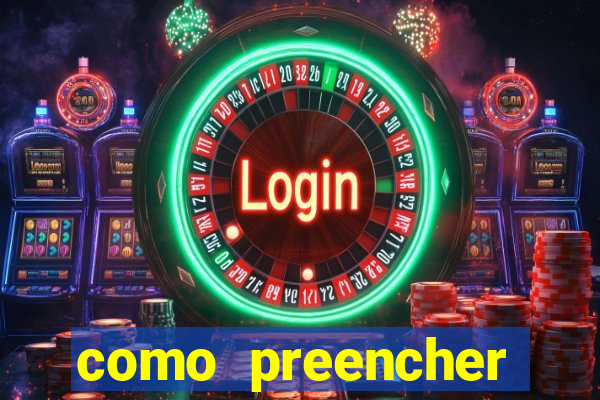 como preencher recibo de pagamento