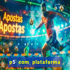 p5 com plataforma de jogos