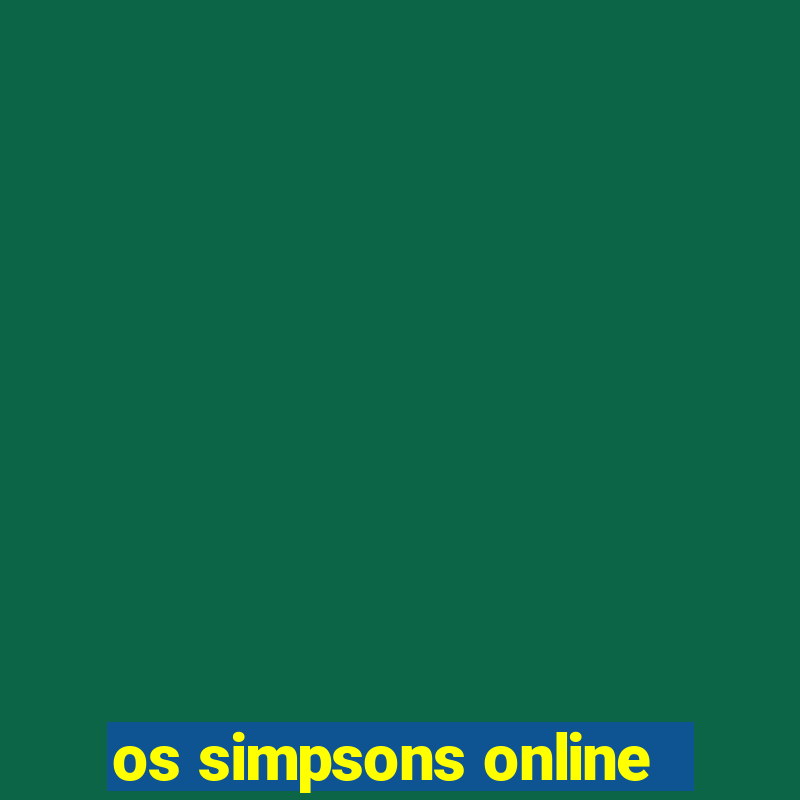 os simpsons online