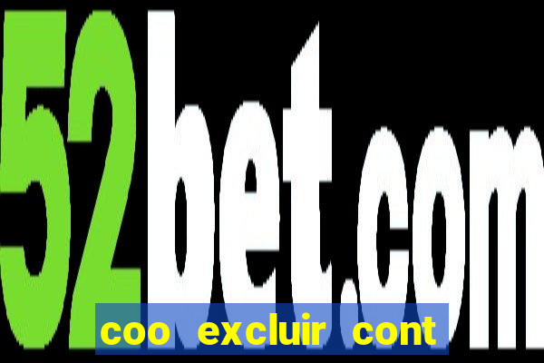 coo excluir cont f12 bet