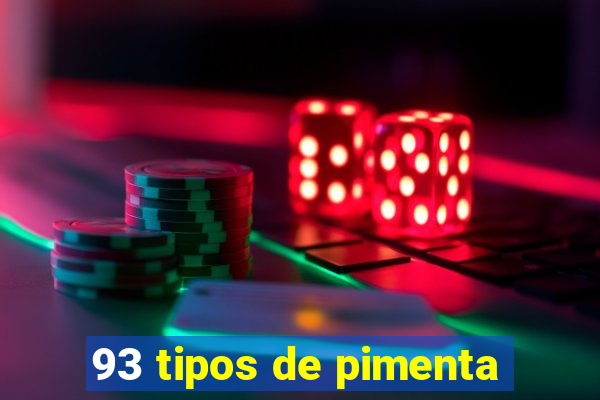 93 tipos de pimenta