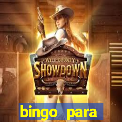 bingo para despedida de solteira para imprimir