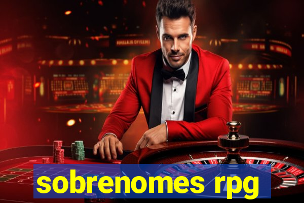 sobrenomes rpg