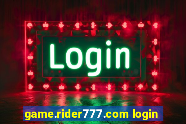 game.rider777.com login