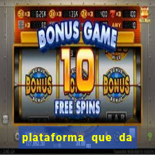 plataforma que da bonus no cadastro e saca no free