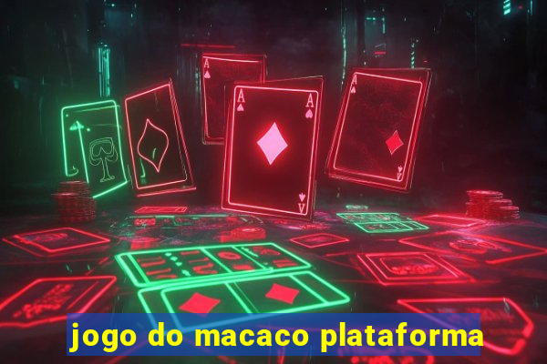 jogo do macaco plataforma