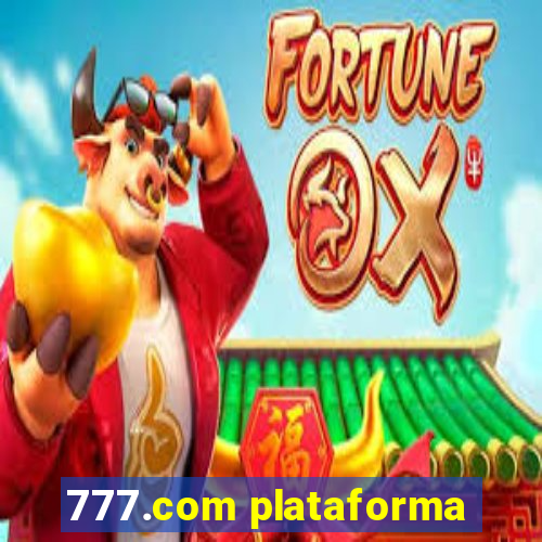 777.com plataforma