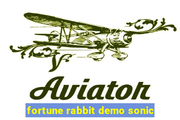 fortune rabbit demo sonic