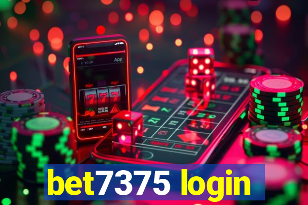 bet7375 login