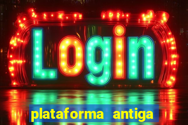 plataforma antiga de jogos