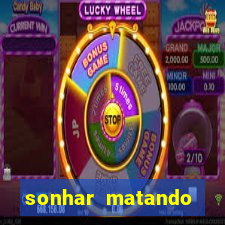 sonhar matando porco jogo do bicho