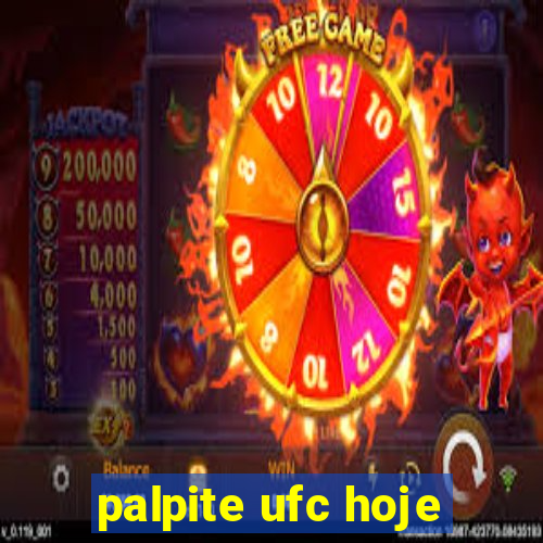 palpite ufc hoje