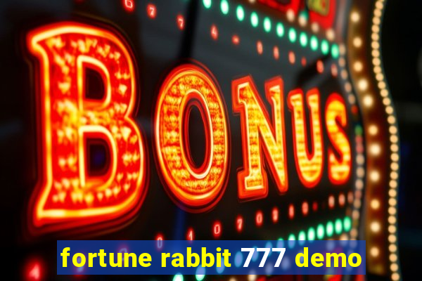 fortune rabbit 777 demo