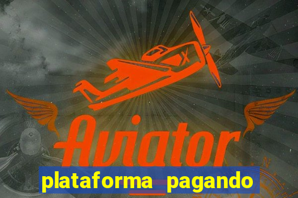 plataforma pagando bonus no cadastro