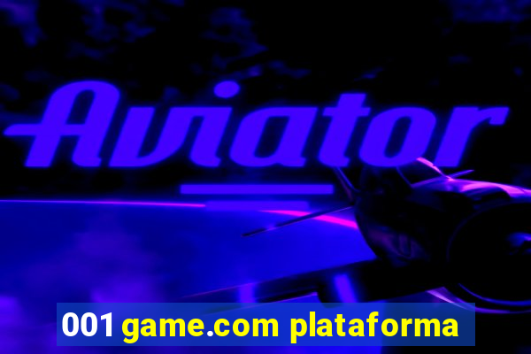 001 game.com plataforma