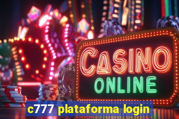 c777 plataforma login