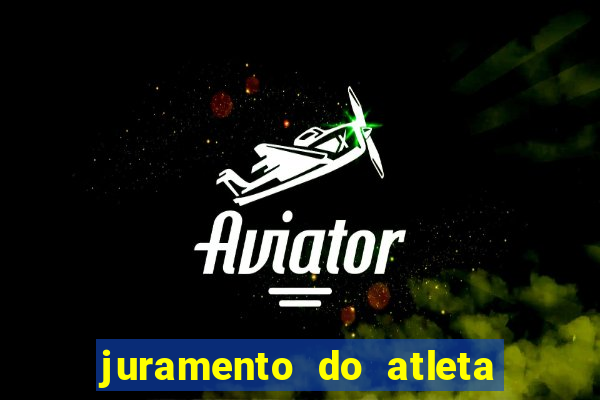 juramento do atleta jogos internos