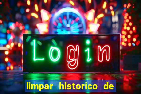 limpar historico de apostas bet365