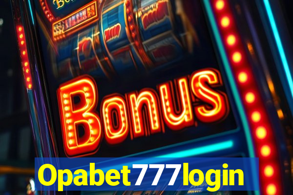 Opabet777login