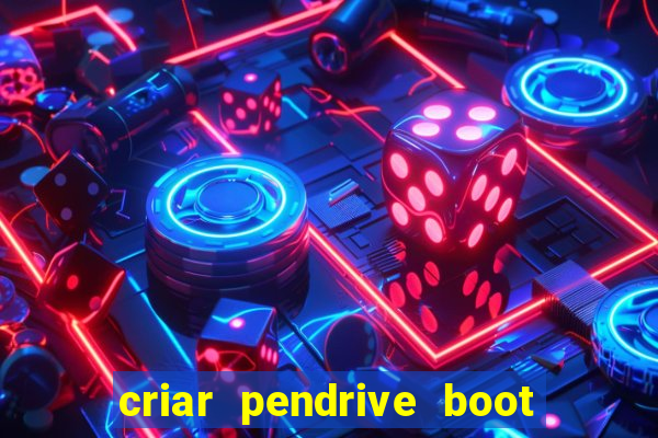 criar pendrive boot windows 10