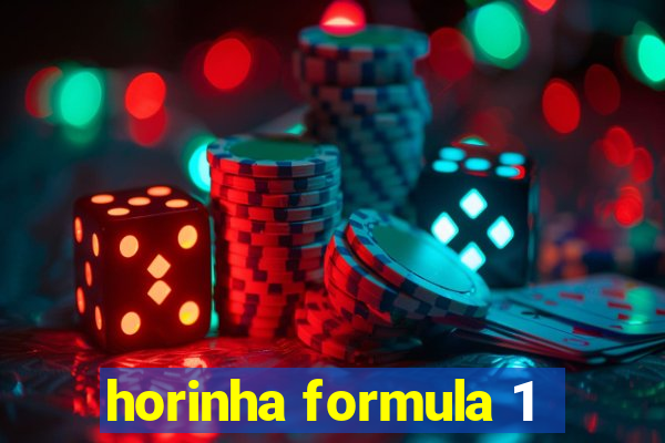 horinha formula 1