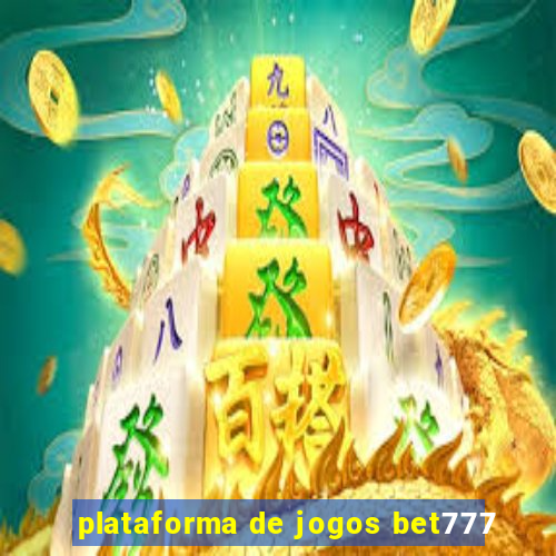 plataforma de jogos bet777