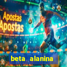 beta alanina aumenta a pressao