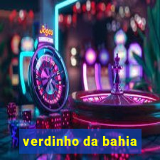 verdinho da bahia